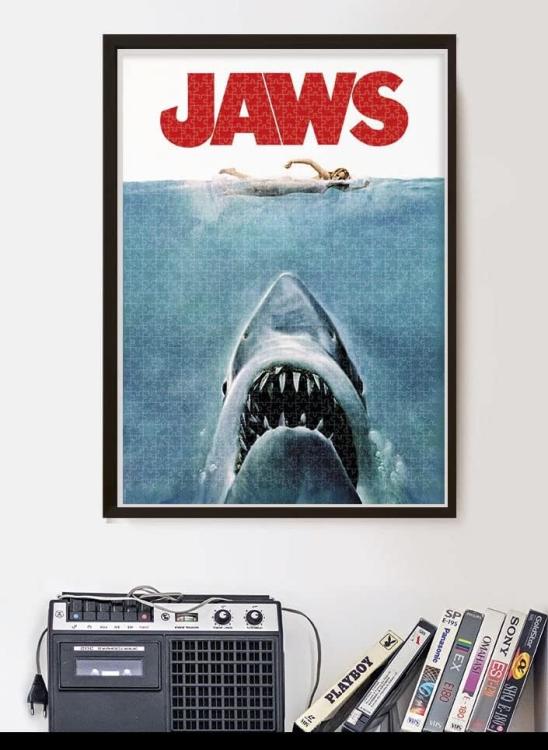 CLEMENTONI CULT PUZZLE MOVIES COLLECTION (JAWS) FILM HORROR "LO SQUALO" 500pz