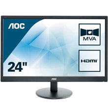 Aoc Monitor Gaming 24" Full Hd Led 6ohz 5ms Mva Altoparlanti Hdmi Vga M2470swh