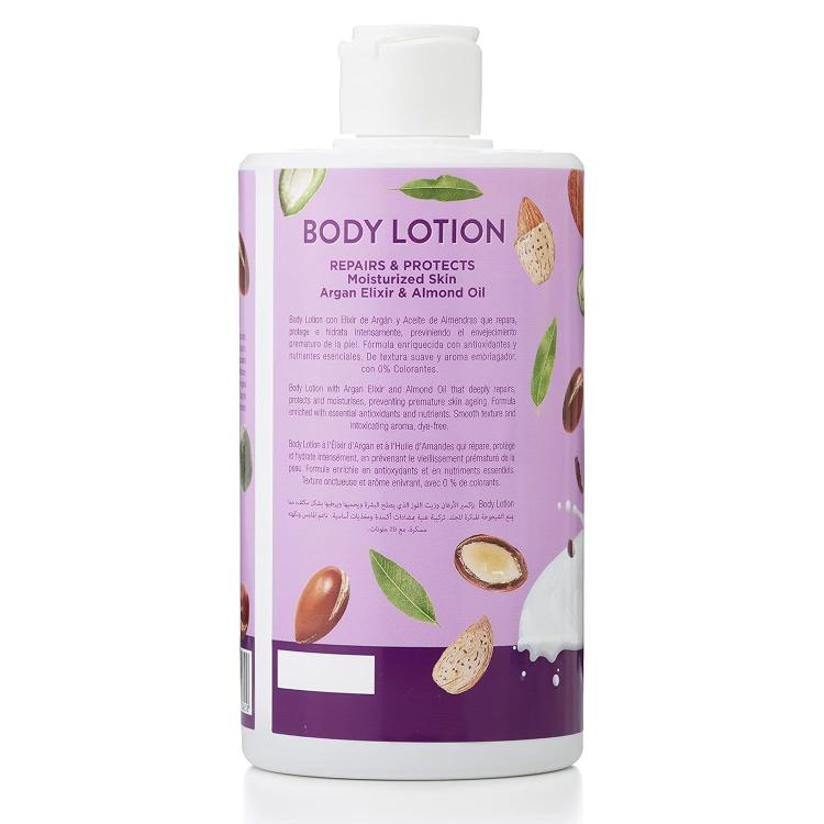 Tulipan Negro Lozione Corpo Crema (Elisir Argan E Olio Mandorle) 400Ml Protegge