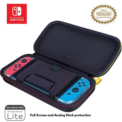 Nintendo Switch Deluxe Travel Case Custodia Super Mario Maker Comp Con Oled/Lite