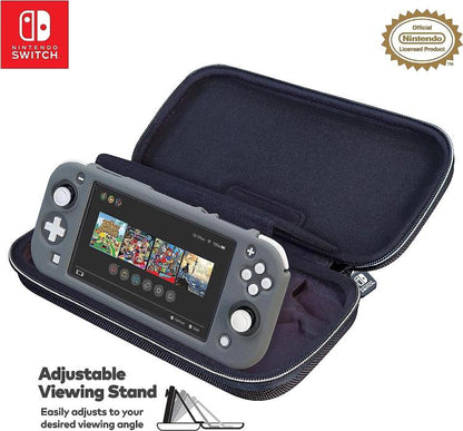Nintendo Switch Deluxe Travel Case Custodia Metallic Silver Compatib. Oled/Lite