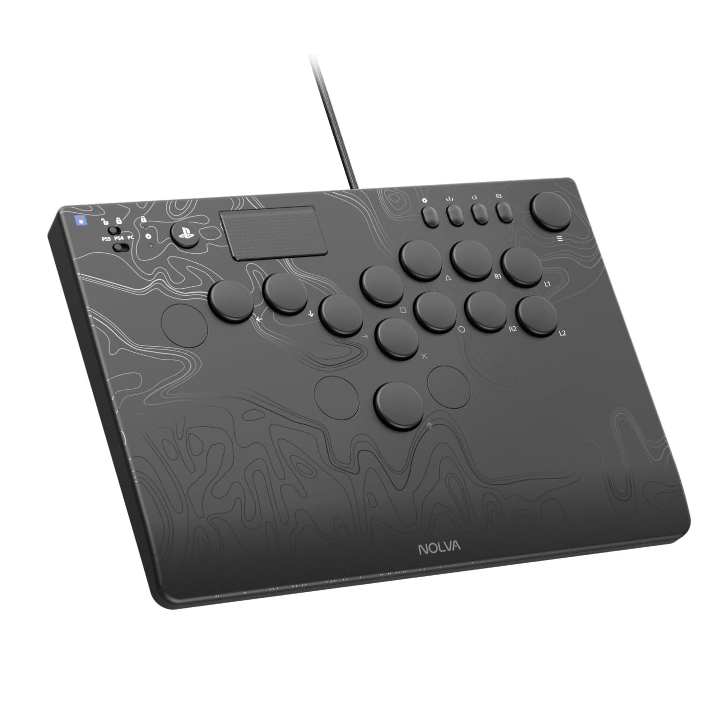 HORI NOLVA Controller Arcade Meccanico All-Button per PlayStation 5, PlayStation 4 e PC – Licenza Ufficiale Sony