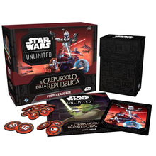 Star Wars Unlimited (Crepuscolo Della Repubblica) Prerelease Box Carte Card Game