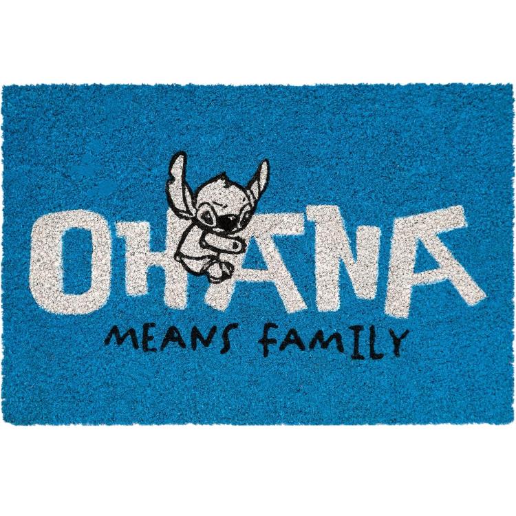 Disney Zerbino Lilo & Stitch Celeste Tappeto Cameretta Bagno Antiscivolo 40X60Cm