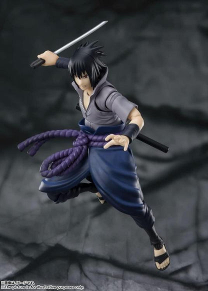 BANDAI SH FIGUARTS : NARUTO SHIPPUDEN (SASUKE UCHIHA) HATRED FIGURE ANIME 15CM
