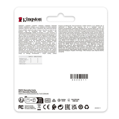 Kingston Pendrive 128GB DTSE9G3/128GB USB-A 3.2 Chiavetta Memoria PC Metal Dorato 220MB/s