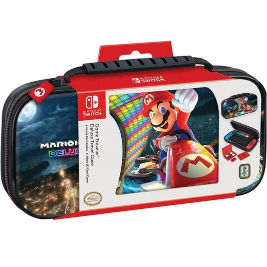 Nintendo Switch Mario Kart 8 Deluxe Custodia Da Trasporto Cover Traveler Case