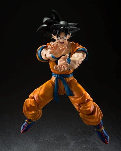 BANDAI SH FIGUARTS : DRAGON BALL SUPER (SUPER HERO SON GOKU) ACTION FIGURE 15CM