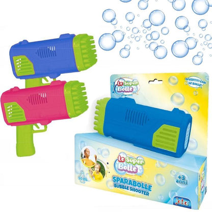 Joko - Pistola Spara Bolle Sapone Giocattolo Bambini Luci E Suoni A Batteria 36F