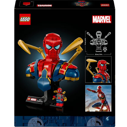 Lego - Marvel 76326 (Busto di Iron Spider-Man) Figure Costruzioni 379 pz 18+ Infinity