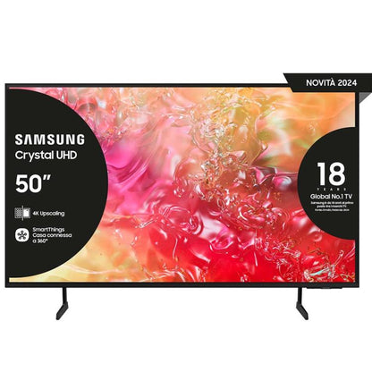 Samsung Smart Tv 50" Led Ue50Du7172 Crystal-Uhd 4K Hdr Bluetooth Wi-Fi Dvb-T2-S2