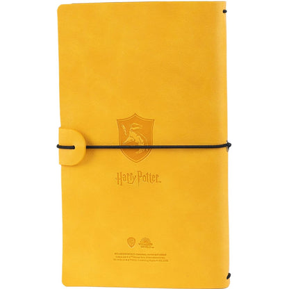 Taccuino Harry Potter "Tassorosso" Diario Personale da Viaggio 2 Quaderni Sostituibili: Bullet Journal Puntinato e a Righe 160 pag