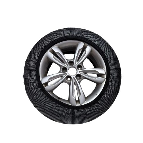 Calze Da Neve Per Auto Omologate En 16662-1 Coppia Con Guanti Catene Taglia (M)