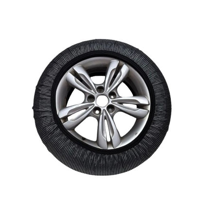 Calze Da Neve Per Auto Omologate En 16662-1 Coppia Con Guanti Catene Taglia (M)