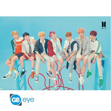 ABYSTYLE MAXI POSTER BTS : "GROUP BLUE" POP BAND FAN MUSIC (GB EYE) 91,5x61cm