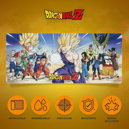 Dragon Ball Z: Saga Cell Tappetino Tastiera E Mouse Pad Pc Gaming Mat Xxl 80X35