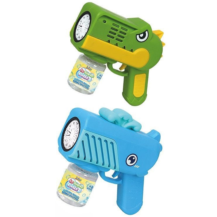 Joko Pistola Spara Bolle Sapone Giocattolo Bambini Luci/Suoni Batteria Dinosauro
