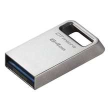 Kingston Pendrive 64GB DTMC3G2/64GB DataTravel Micro Gen.1 USB-A 3.2 Chiavetta Metallo Type-A Memoria Drive Flash PC 200MB/s(R) Silver Metal