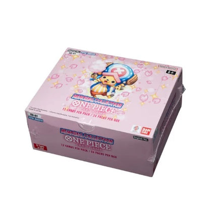 BANDAI ONE PIECE CARD GAMES EB-01 "MEMORIAL COLLECTION" BOX 24 BUSTE EU CARTE CG