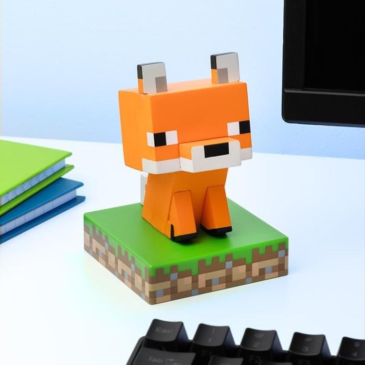 Paladone Lampada Led Da Tavolo 3D Minecraft 008 (Fox Light) Luce Notturna Gadget