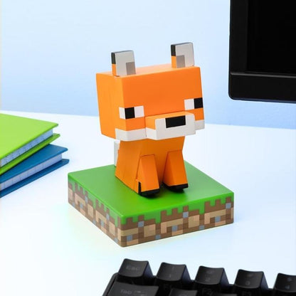 Paladone Lampada Led Da Tavolo 3D Minecraft 008 (Fox Light) Luce Notturna Gadget