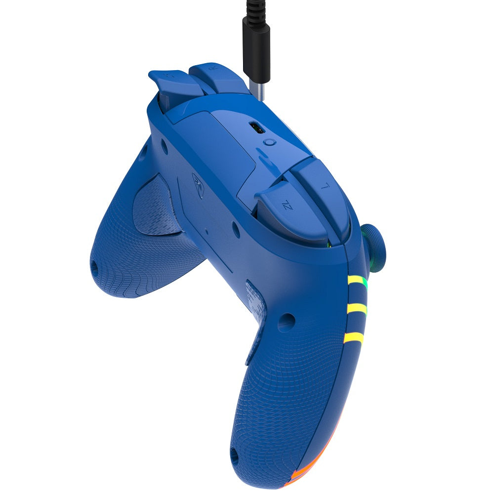 Turtle Beach - Afterglow (Blue) - Controller Wired RGB Retroilluminato Gaming Cablato per Nintendo Switch 2, Funziona anche con Nintendo Switch/Oled (Blu)