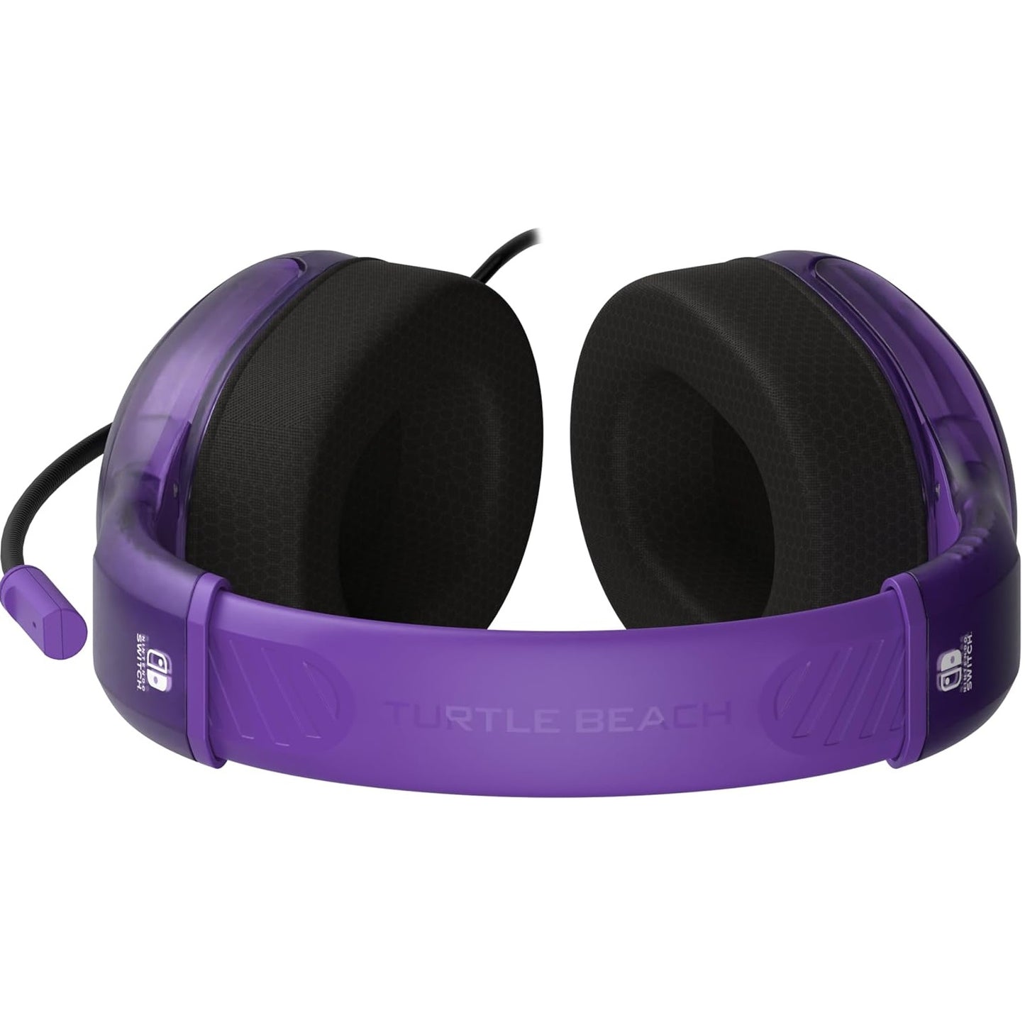 TURTLE BEACH Airlite™ Fit Cuffie da gioco Wired Gaming per Nintendo Switch 1 e 2 (Ghost Purple) Microfono flip-and-mute, padiglioni auricolari dal comfort superiore, licenza ufficiale per tutti i Nintendo Switch