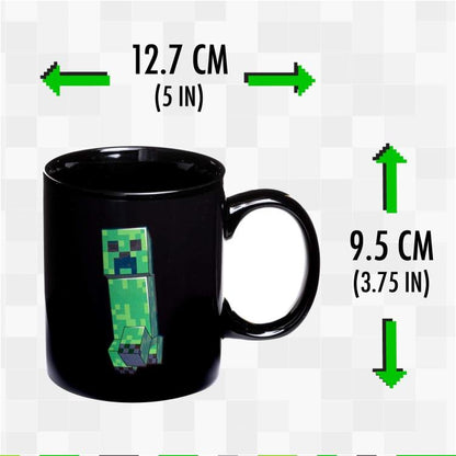 Paladone Tazza Minecraft "Creeper Heat Change Mug" Cambia Colore Con Il Calore