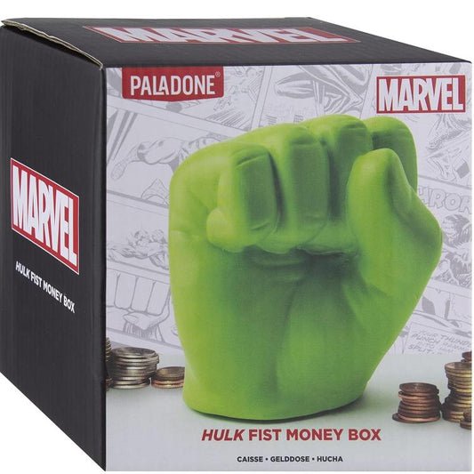 Paladone Salvadanaio Marvel "Hulk Fist Money Bank" Figura Del Pugno Porta Monete
