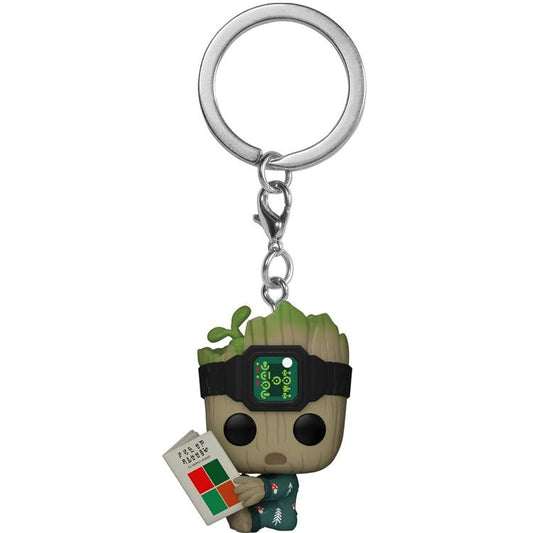 Funko Pop Pocket Keychain - Marvel: I Am Groot (Groot In Onesie) Portachiavi 4Cm