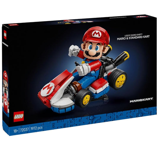 Lego - Super Mario Kart 72037 (Mario & Standard Kart) 1972 pz 18+ Costruzioni