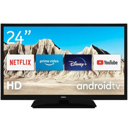 Nokia Smart Tv Led 24" Hd Ready Hne24Gv210Nc Televisore Wlan Dvb-C/S2/T2 Nero