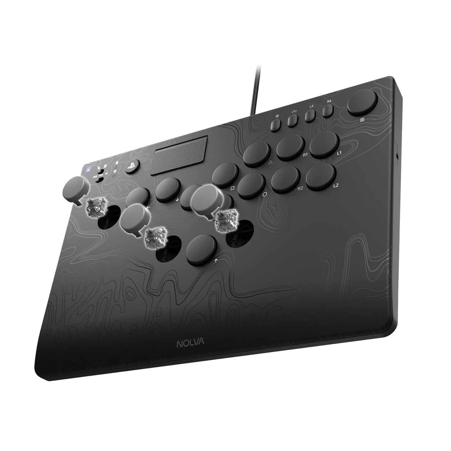 HORI NOLVA Controller Arcade Meccanico All-Button per PlayStation 5, PlayStation 4 e PC – Licenza Ufficiale Sony
