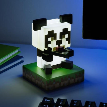 Paladone Lampada Led Da Tavolo 3D Minecraft 009 Panda Light Luce Notturna Gadget