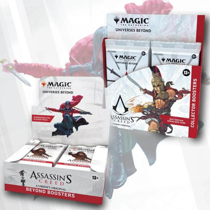 Magic Assassins Creed The Gathering Display Box 24 Buste Beyond Booster Card Eng