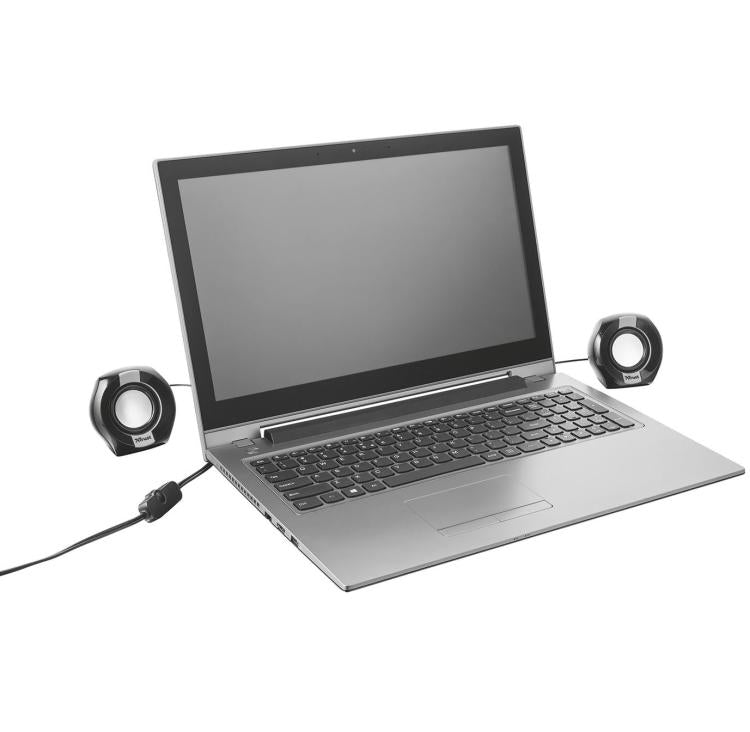 Trust Polo Speaker 2.0 Casse 8W Pc Audio Set Altoparlanti Stereo Desktop Nero