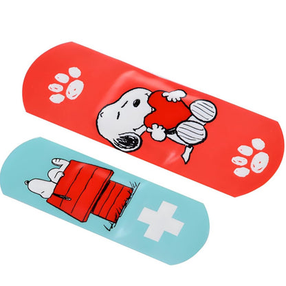 Snoopy Box Metallo 24 Medicazioni Adesive Cerotti Sterili Ragazzi Bambini