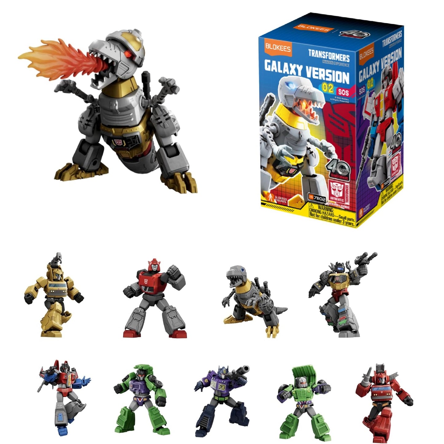 Blokees - Transformers - Model Kit - Galaxy Version 02 (SOS) - (1 Pz Random) - Action Figure 71102