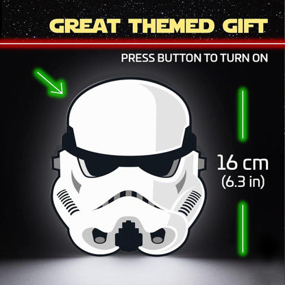 Paladone Lampada Da Tavolo 3D Star Wars Stormtrooper Light Luce Notturna Gadget