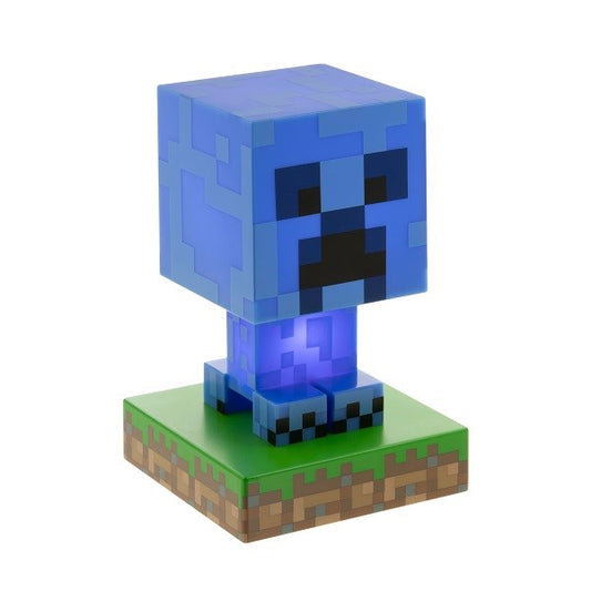 Paladone Minecraft Charged Creeper #005 Icon Zombie Lampada 3D Notte Pp8004Mcf