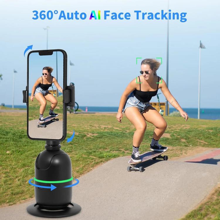 Supporto Gimbal Treppiede Rotante Tracciamento Intelligente Telefono Smartphone