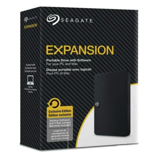 Seagate Expansion Hard Disk Esterno 2Tb Hdd 2.5" Usb 3.0 Per Pc Mac Notebook Ps5