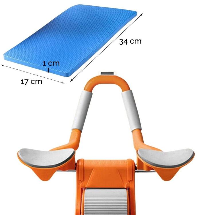 AB ROLLER RULLO ATTREZZO ADDOMINALE RUOTA A RIMBALZO AUTOMATICO SUPPORTO GOMITO
