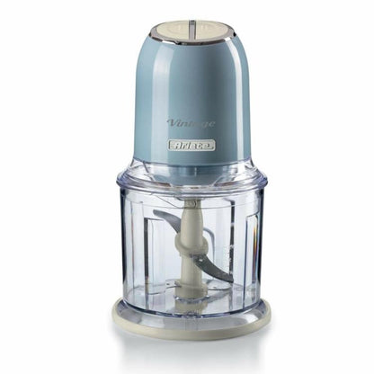 ARIETE TRITATUTTO VERTICALE 0438 VINTAGE 2 VELOCITÀ LAME ACCIAIO 600ML 400W BLU