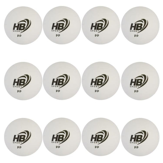 Hb 12Pz Palline Da Ping Pong Palle Per Tennis Da Tavolo Sport Allenamento Bianco