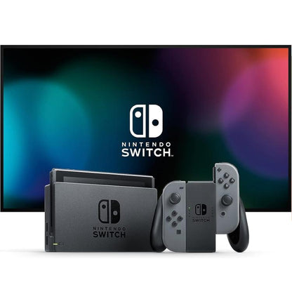 Nintendo Switch Console Portatile E Da Tv 1.1 Total Black Grey (Garanzia Italia)