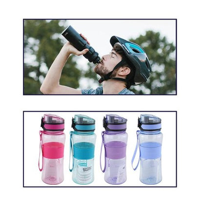 BORRACCIA PLASTICA 550ML CANNUCCIA/BECCUCCIO PER BAMBINI SCUOLA SPORT PALESTRA