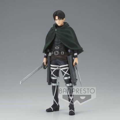 BANPRESTO ATTACK ON TITAN FINAL SEASON FIGURE LEVI SPECIAL 16 CM STATUA A.O.T.