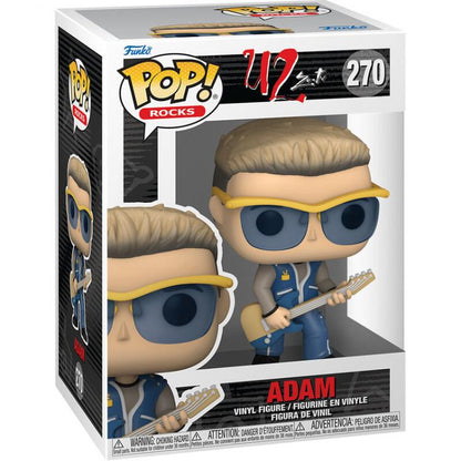 Funko Pop ! Rocks U2 Zoo Tv - Adam Clayton (270) Vinyl Figure Band Rock Music