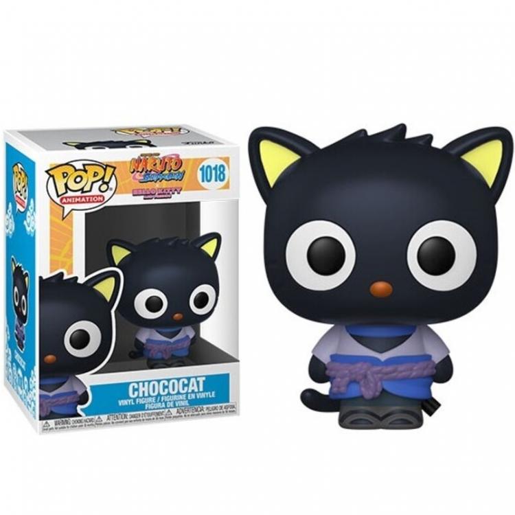 Funko Pop ! Hello Kitty Naruto Chococat Sasuke 1018 Sanrio Figure Anime Manga